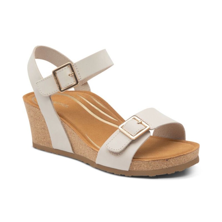 Aetrex Lexa Quarter Strap Wedge Wedges & Heels