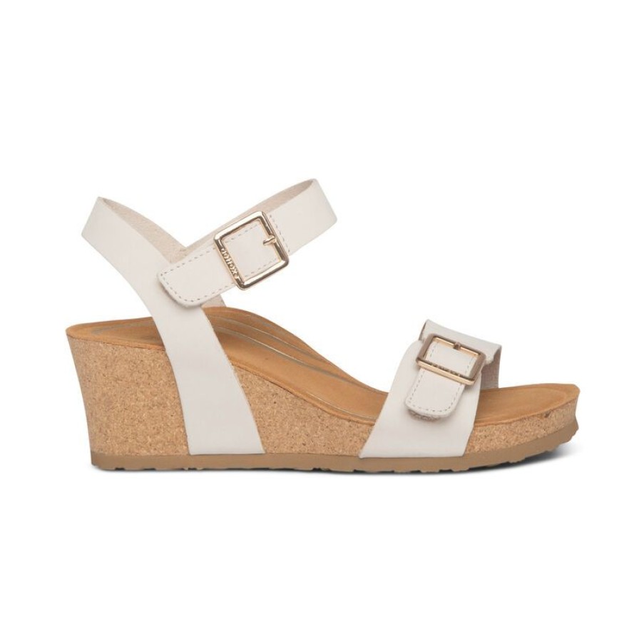 Aetrex Lexa Quarter Strap Wedge Wedges & Heels