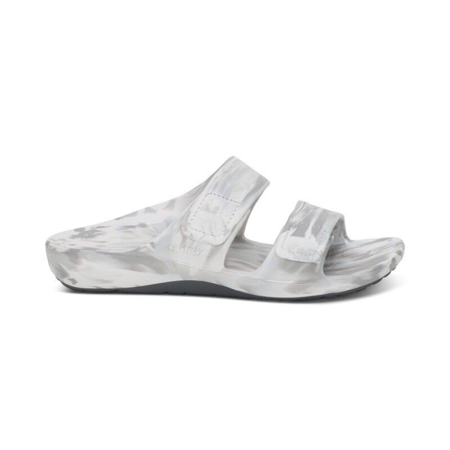 Aetrex Milos Orthotic Slides - Mens Sandals