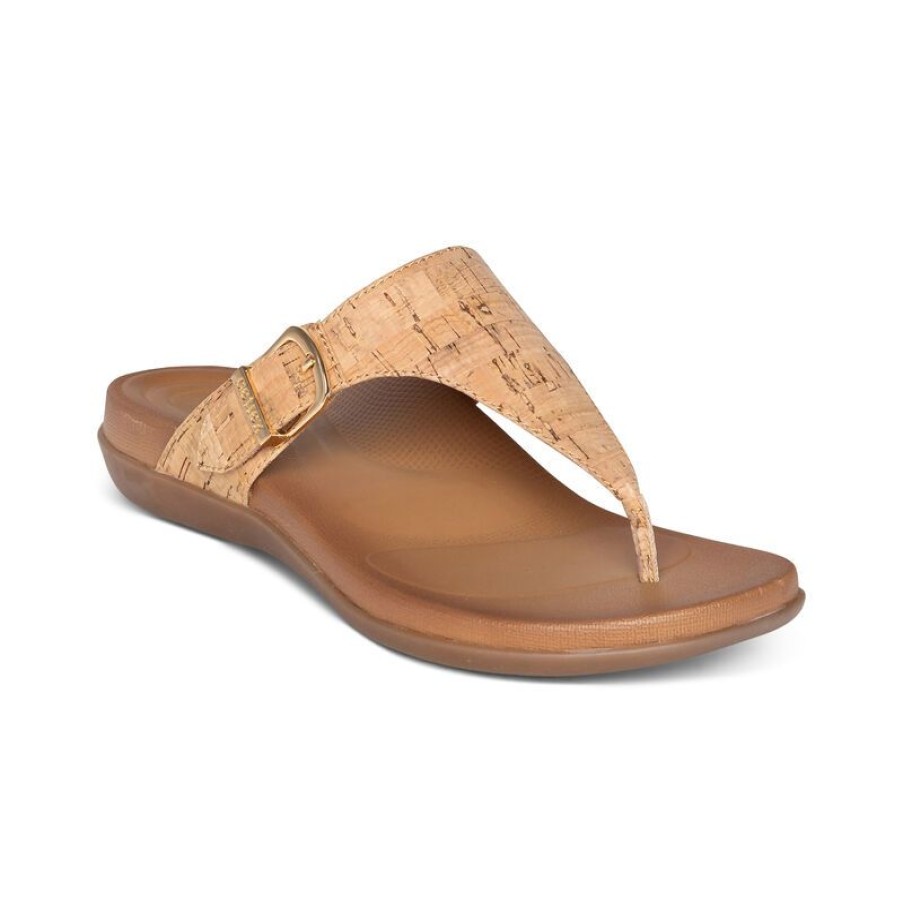 Aetrex Rita Adjustable Thong Sandal Sandals