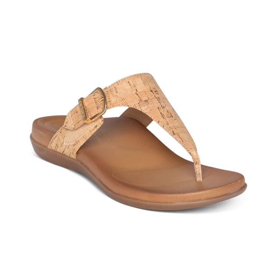 Aetrex Rita Adjustable Thong Sandal Sandals