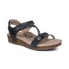 Aetrex Jillian Braided Quarter Strap Sandal Sandals