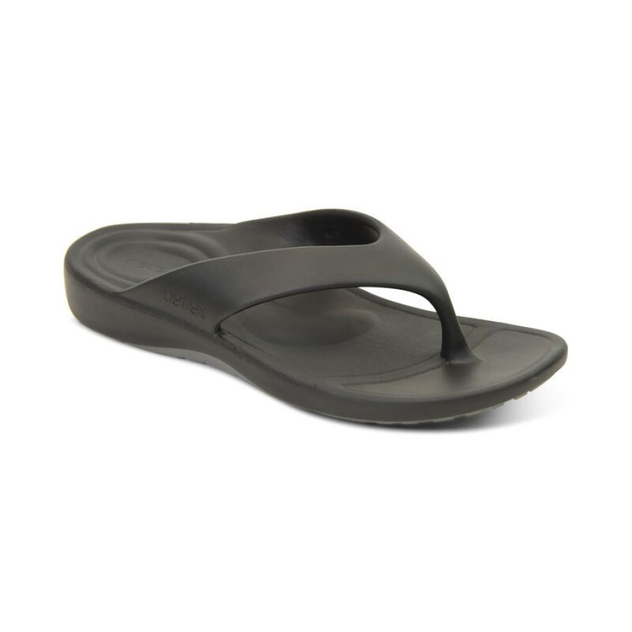 Aetrex Maui Orthotic Flips - Men Sandals