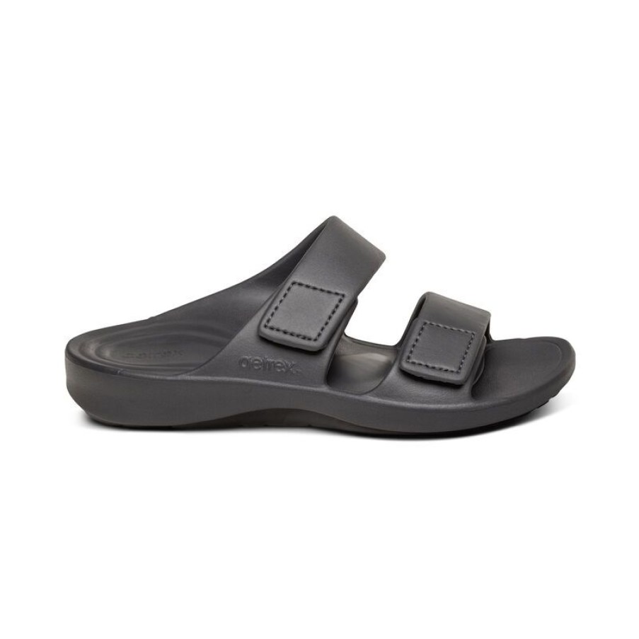 Aetrex Milos Orthotic Slides - Mens Sandals