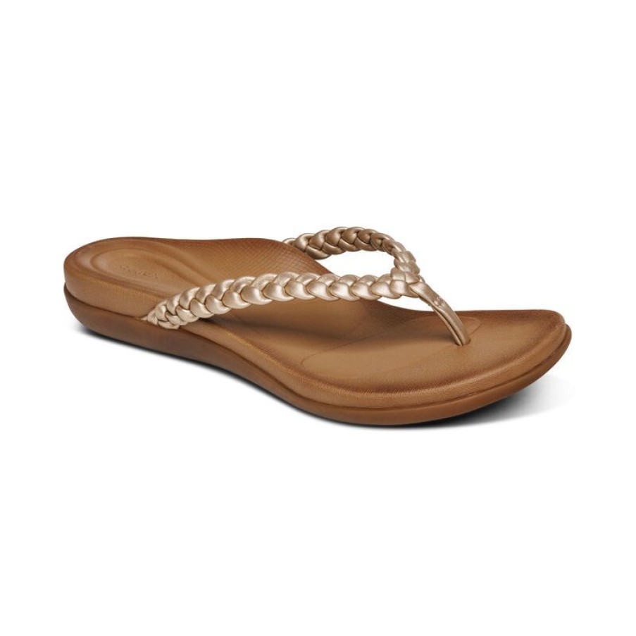 Aetrex Rachel Thong Sandal Flip Flops