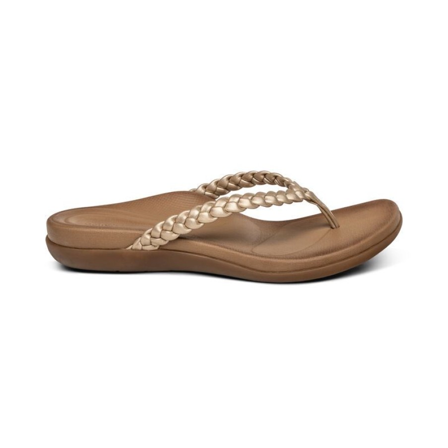 Aetrex Rachel Thong Sandal Flip Flops