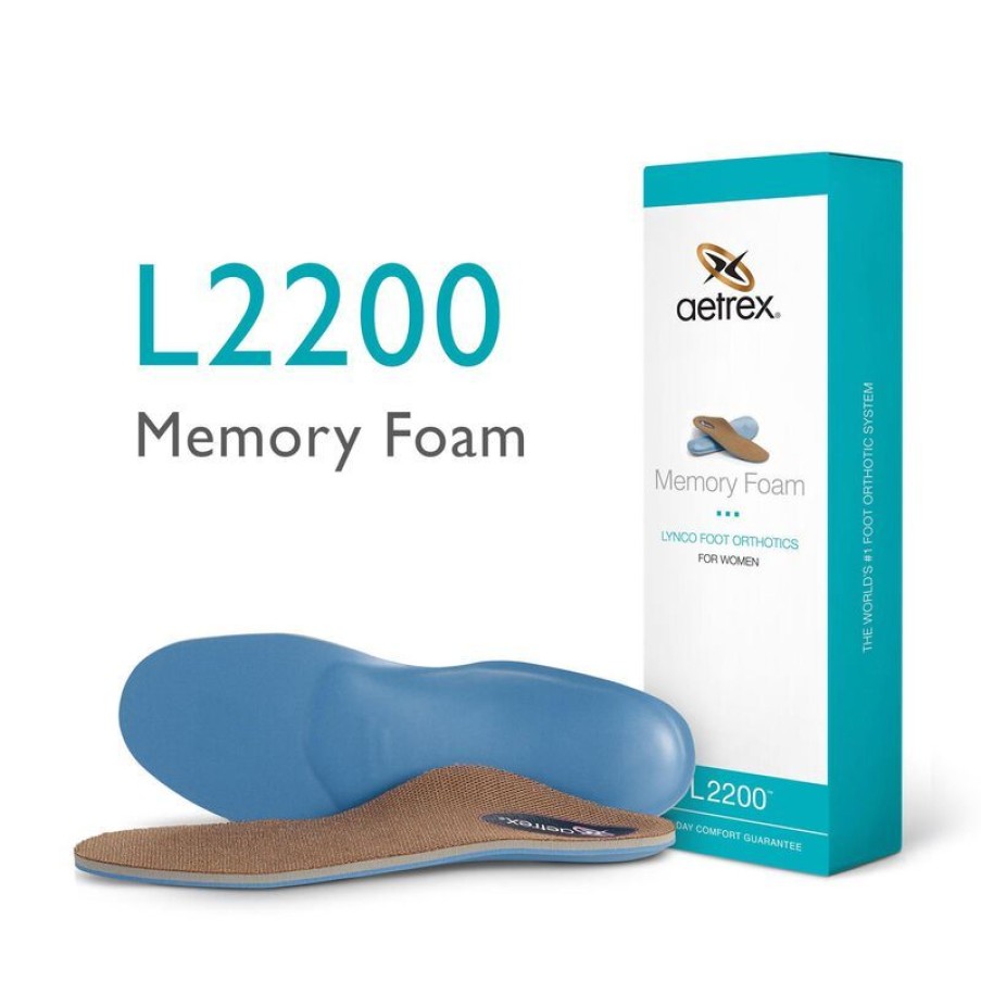 Aetrex Women'S Memory Foam Orthotics - Insole For Extra Cushioning Bunions