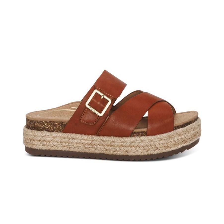 Aetrex Alyssa Adjustable Slide Sandals