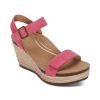 Aetrex Sydney Quarter Strap Espadrille Wedge Wedges & Heels