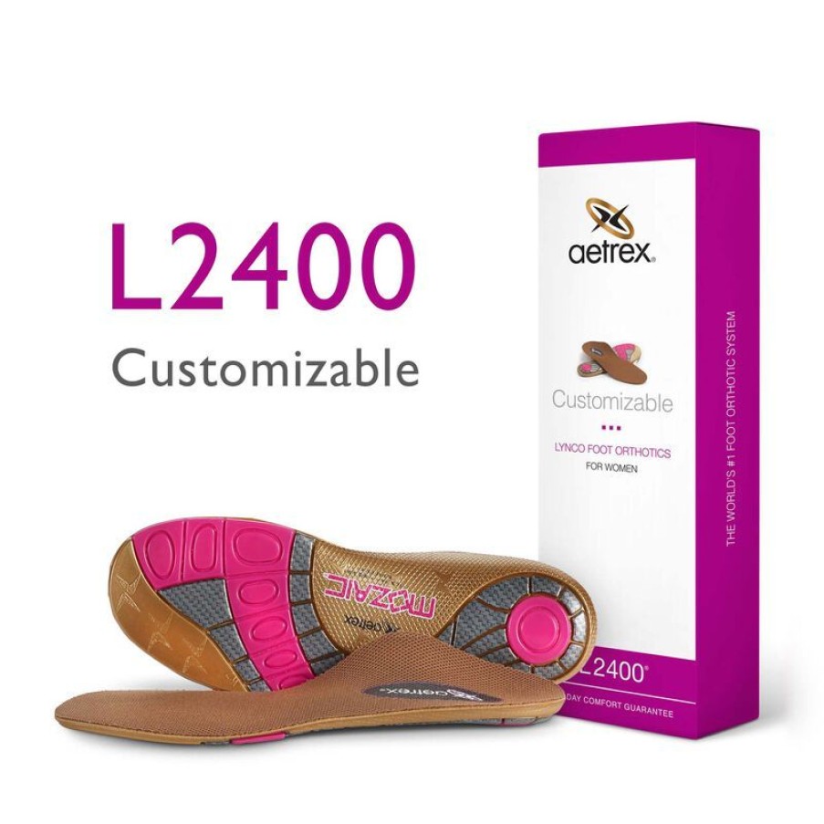 Aetrex Women'S Customizable Orthotics - Insole For Personalized Comfort Bunions