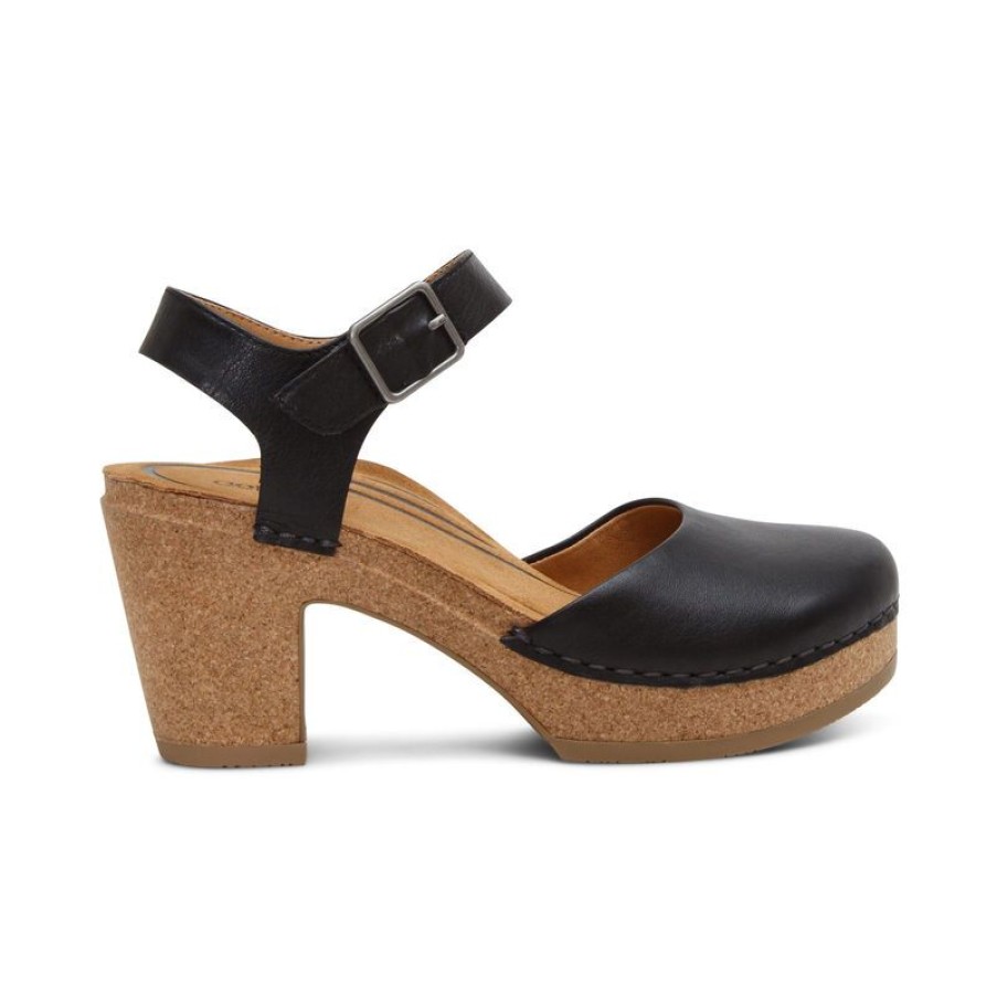 Aetrex Finley Closed Toe Heel Wedges & Heels