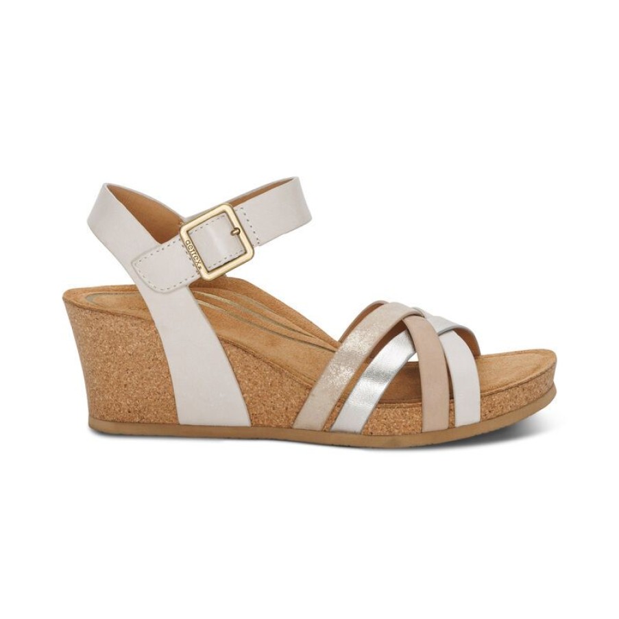 Aetrex Noelle Arch Support Wedge Wedges & Heels