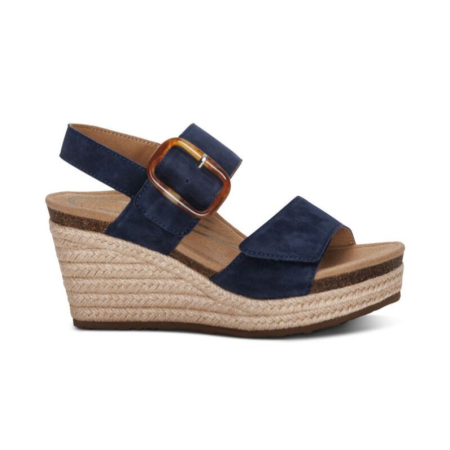 Aetrex Ashley Arch Support Wedge Wedges & Heels