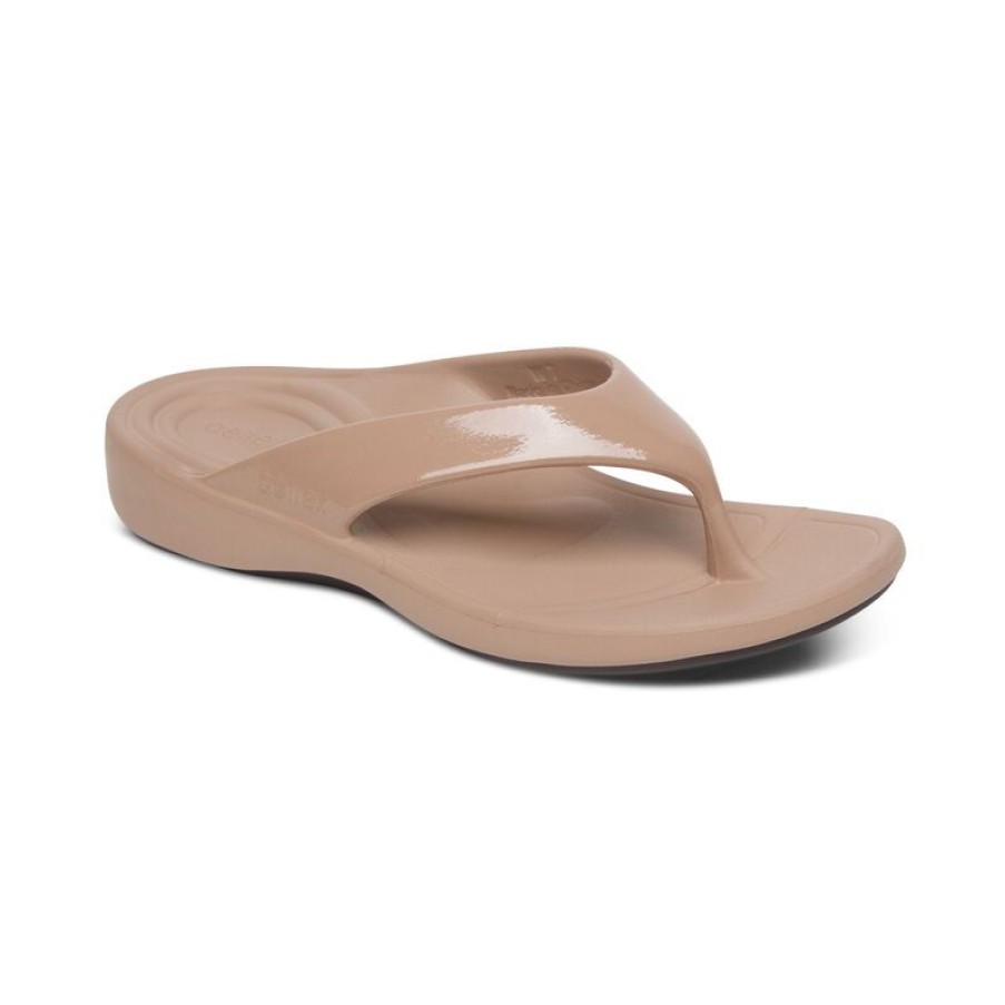 Aetrex Maui Orthotic Flips - Women Sandals