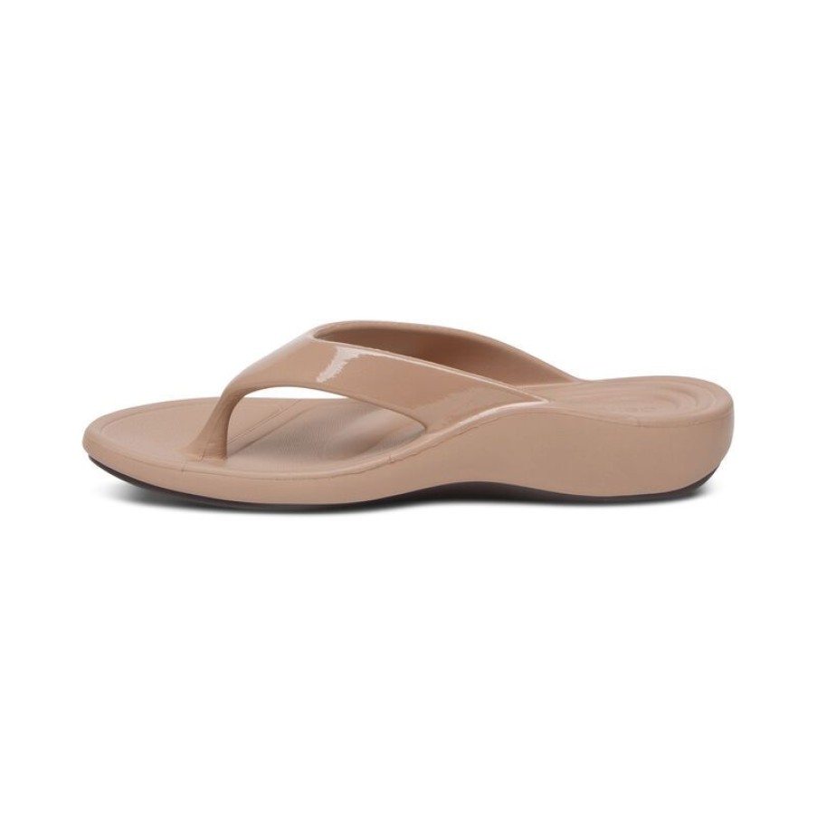 Aetrex Maui Orthotic Flips - Women Sandals