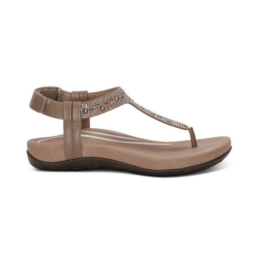 Aetrex Marni Slingback Thong Sandal Sandals