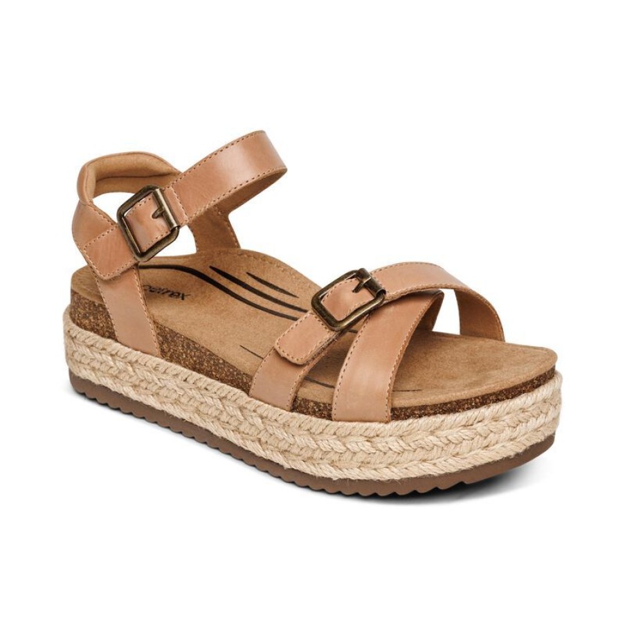 Aetrex Paula Platform Sandal Sandals