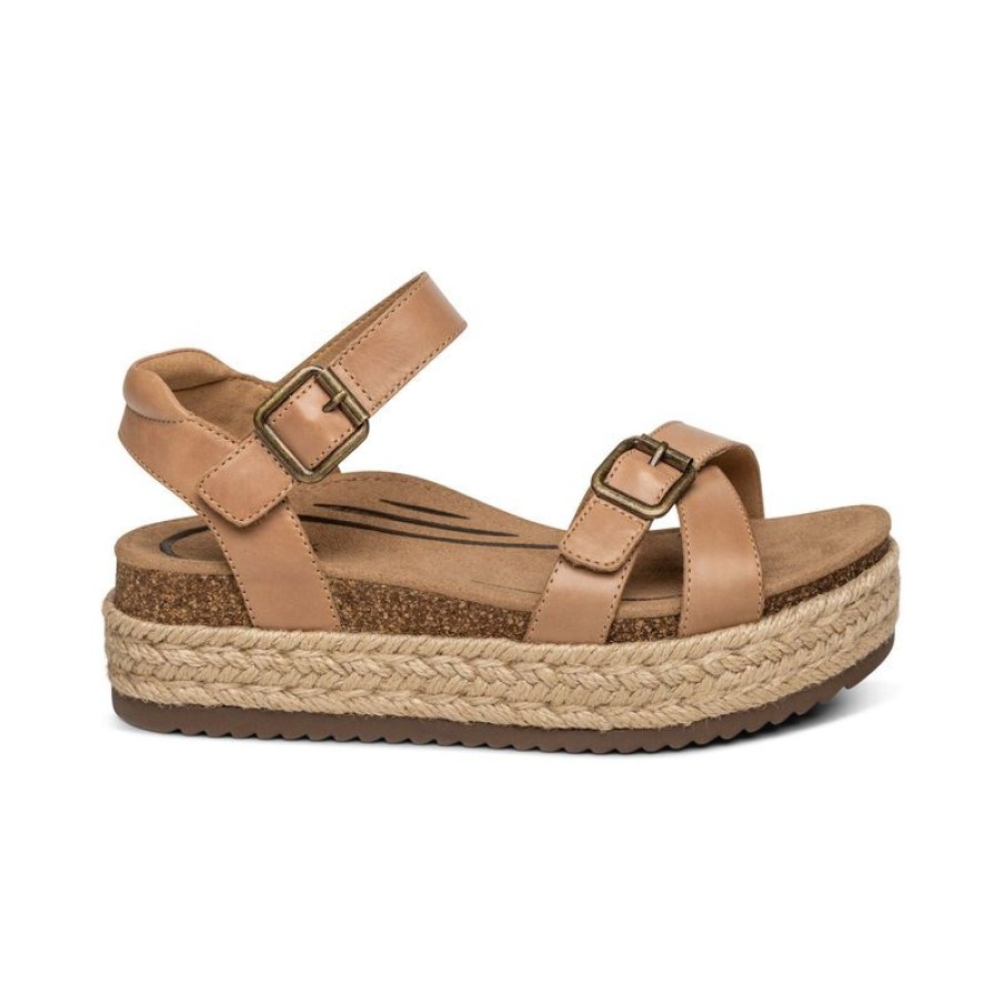 Aetrex Paula Platform Sandal Sandals