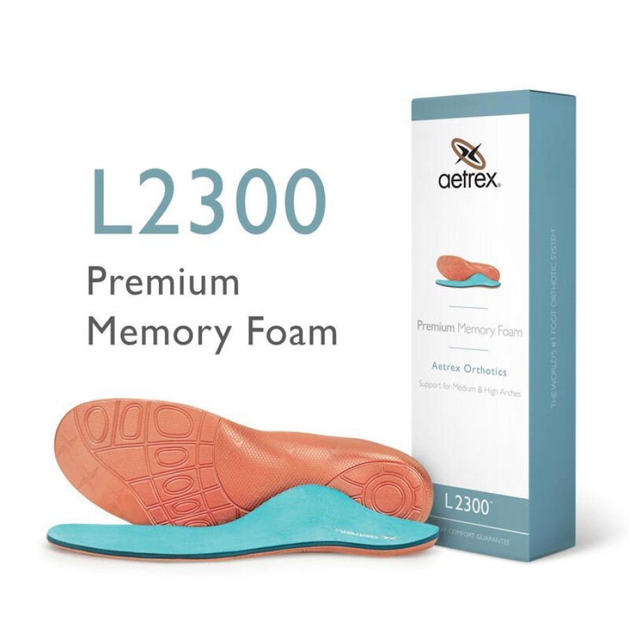 Aetrex Men'S Premium Memory Foam Orthotics - Insole For Extra Comfort Bunions