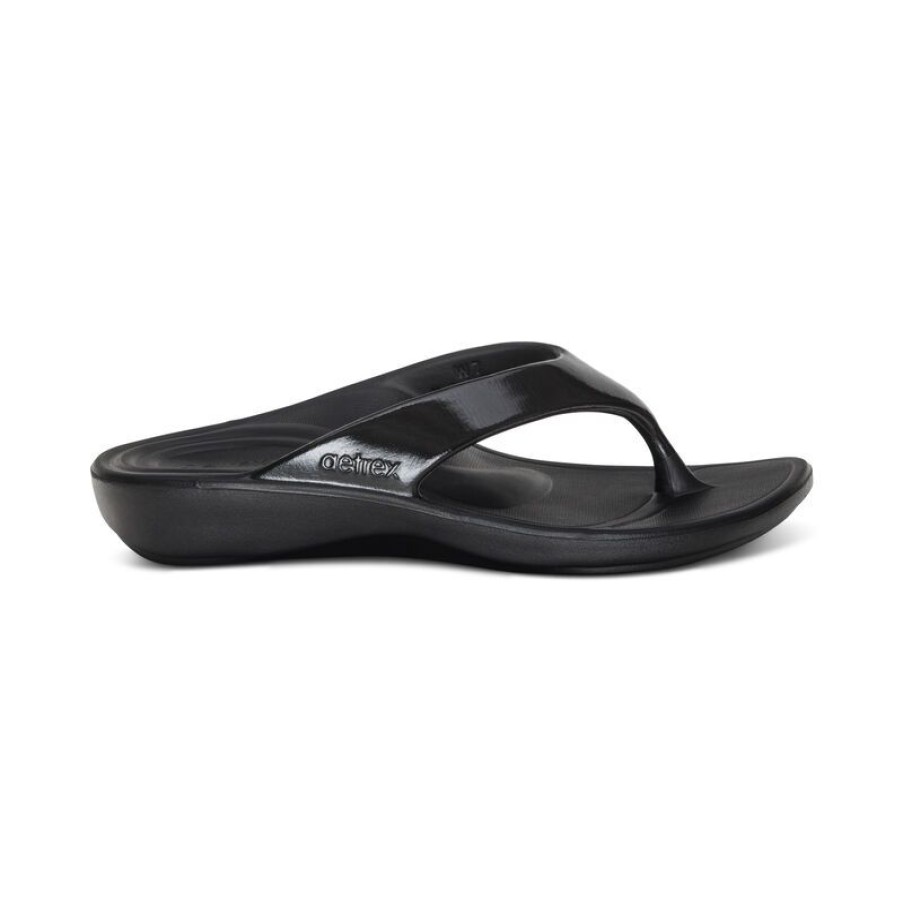 Aetrex Maui Orthotic Flips - Women Sandals