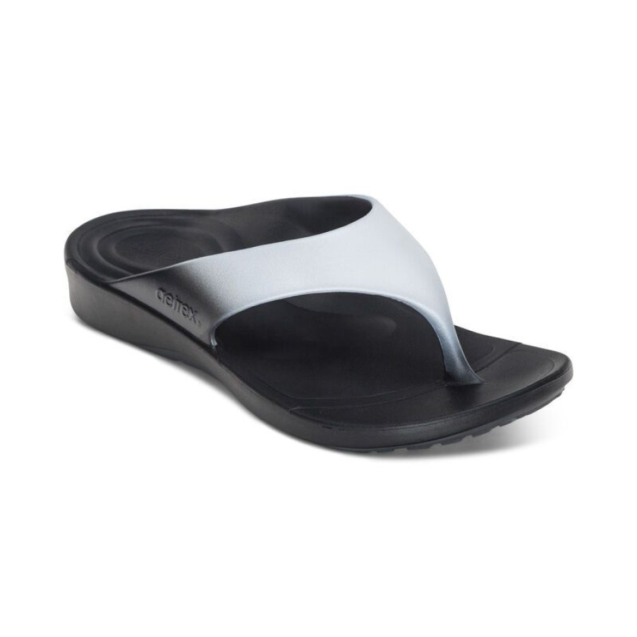 Aetrex Maui Orthotic Flips - Men Sandals