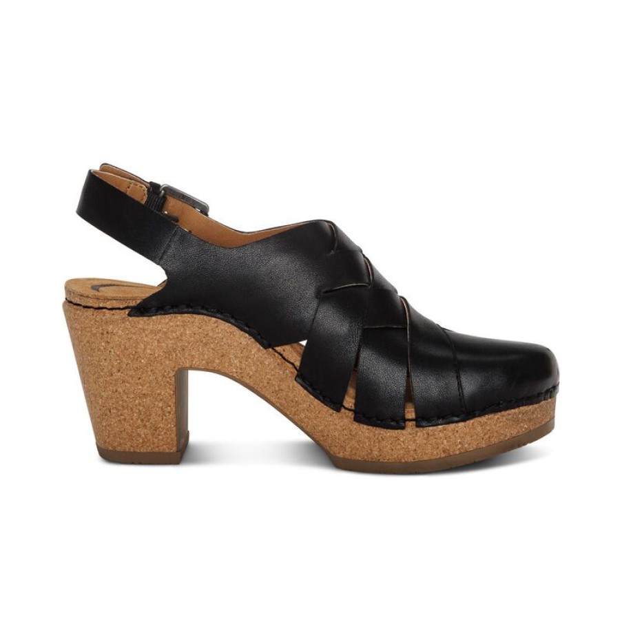 Aetrex Paige Slingback Clog Wedges & Heels