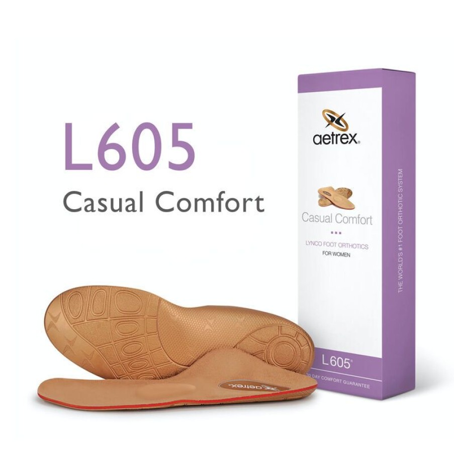 Aetrex Women'S Casual Comfort Orthotics W/ Metatarsal Support Ball Of Foot Discomfort