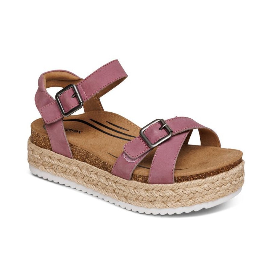 Aetrex Paula Platform Sandal Sandals