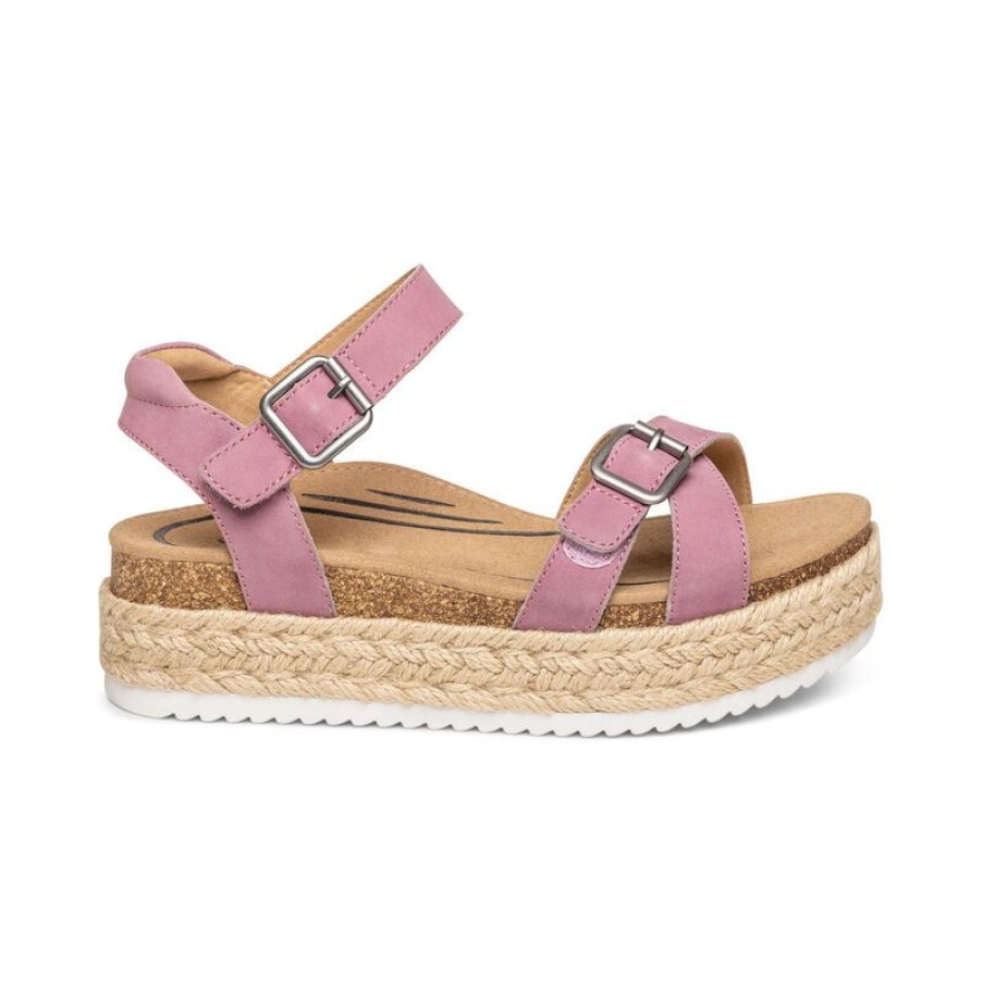 Aetrex Paula Platform Sandal Sandals