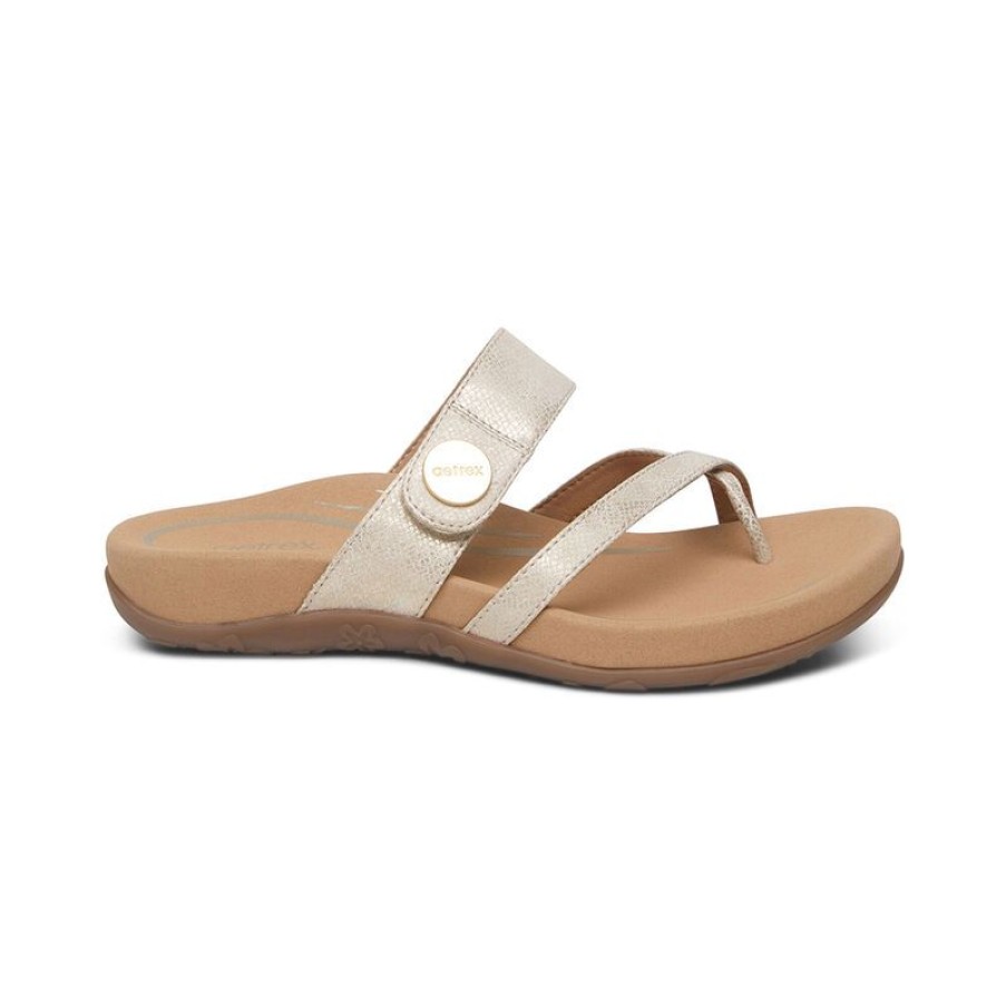 Aetrex Izzy Adjustable Slide Sandal Sandals