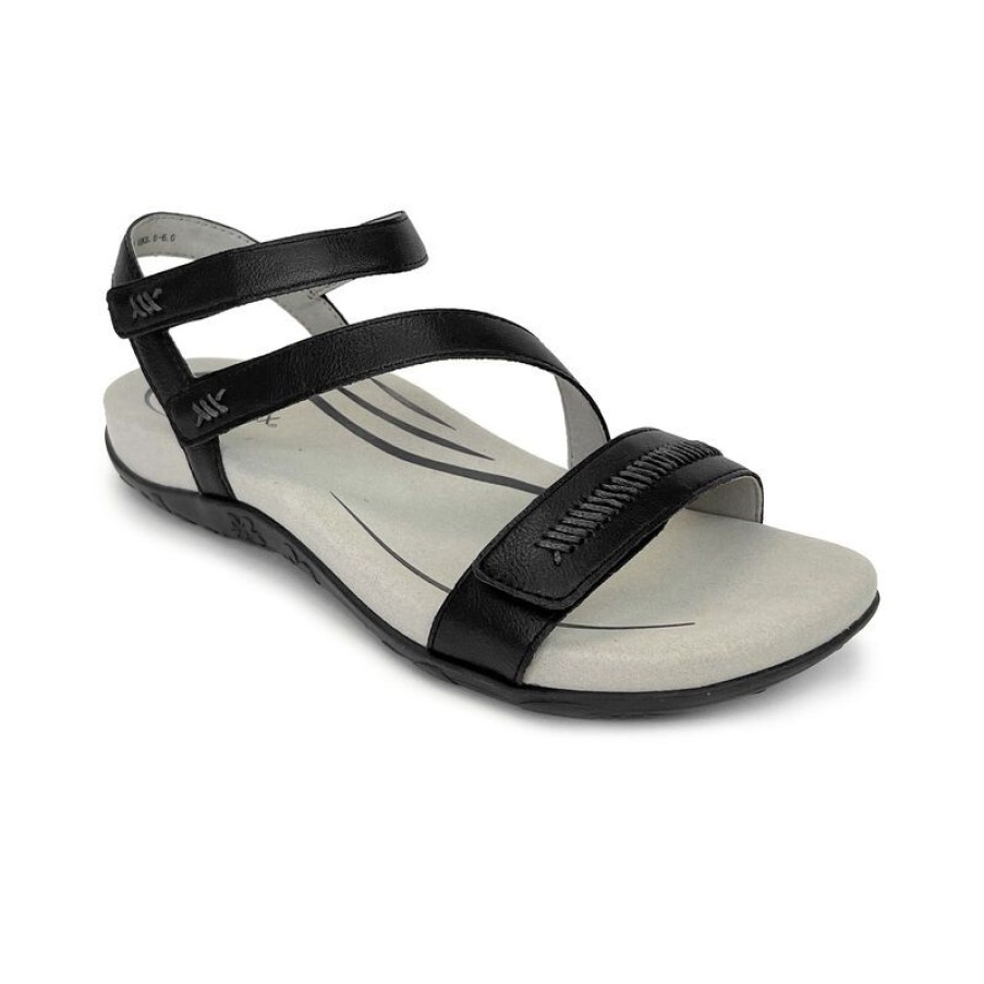 Aetrex Gabby Adjustable Quarter Strap Sandal Sandals