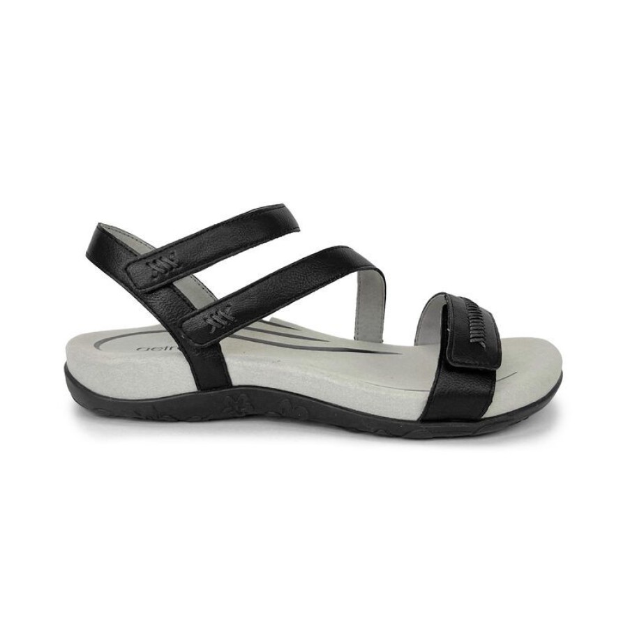 Aetrex Gabby Adjustable Quarter Strap Sandal Sandals