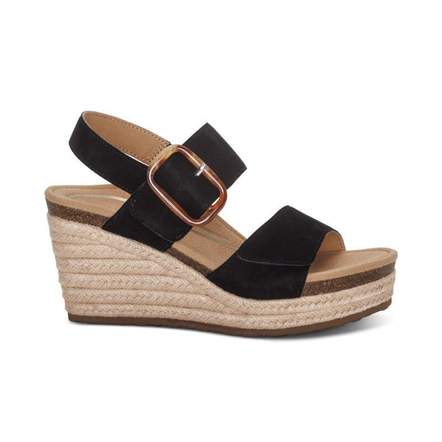 Aetrex Ashley Arch Support Wedge Wedges & Heels