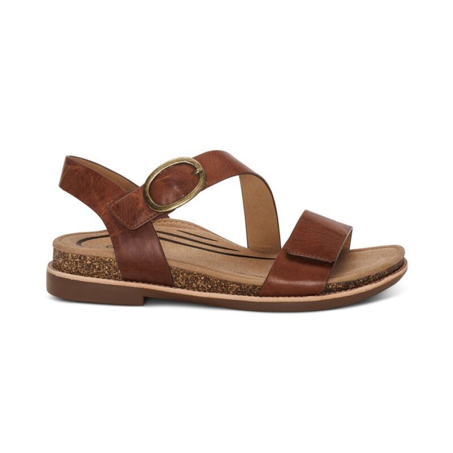 Aetrex Tamara Asymmetrical Quarter Strap Sandal Sandals