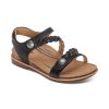 Aetrex Jenn Quarter Strap Sandal Sandals