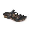 Aetrex Janey Braided Slide Sandals