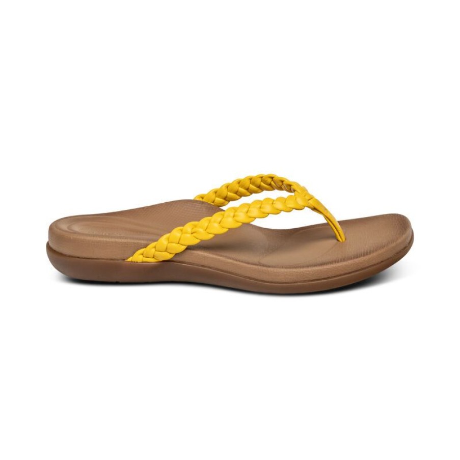 Aetrex Rachel Thong Sandal Flip Flops