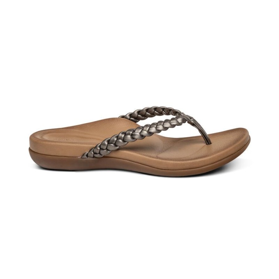 Aetrex Rachel Thong Sandal Flip Flops