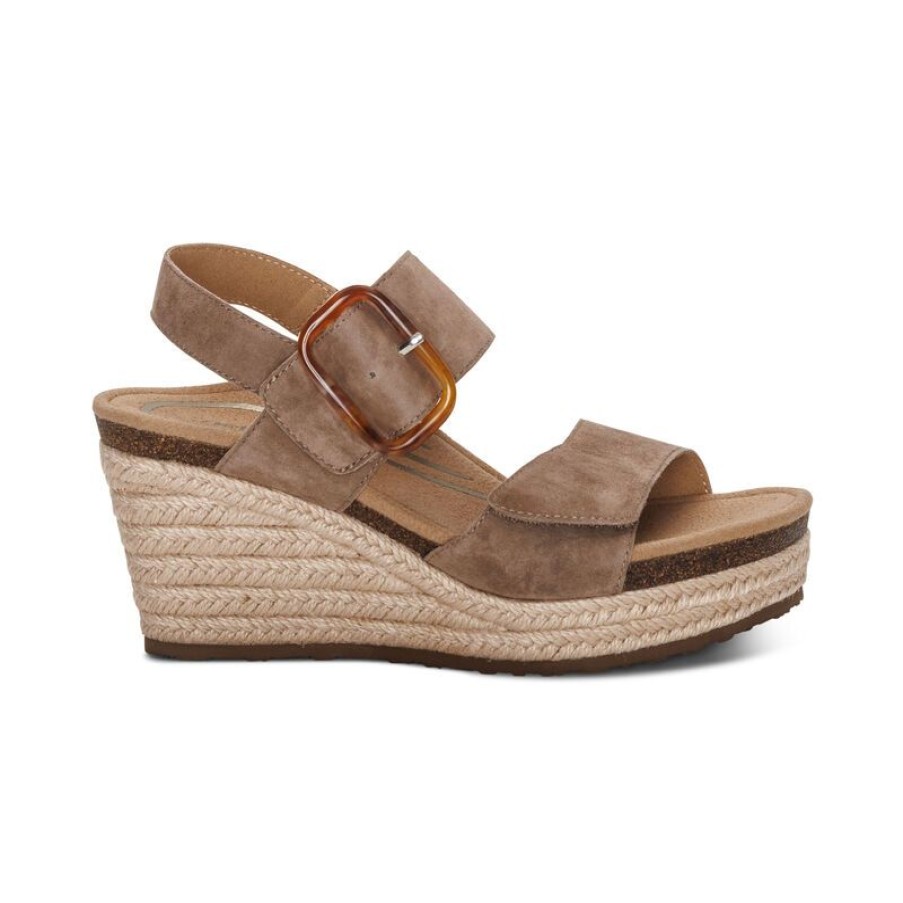 Aetrex Ashley Arch Support Wedge Wedges & Heels