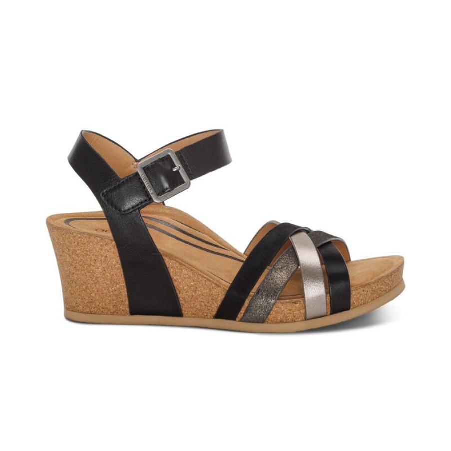 Aetrex Noelle Arch Support Wedge Wedges & Heels