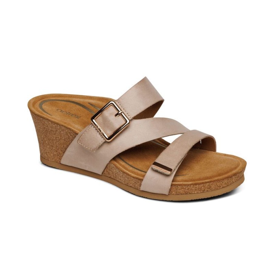 Aetrex Kimmy Arch Support Wedge Wedges & Heels