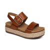 Aetrex Vania Arch Support Platform Sandal Sandals