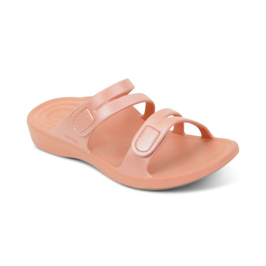 Aetrex Janey Sport Slide Flip Flops