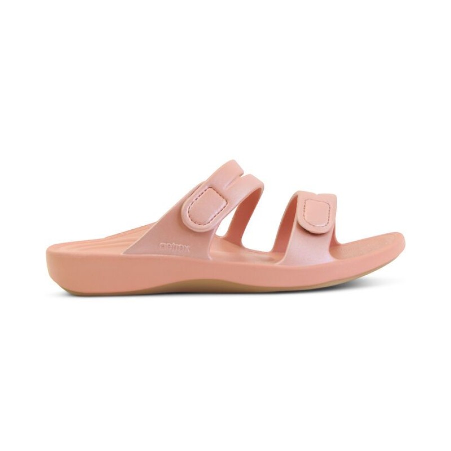 Aetrex Janey Sport Slide Flip Flops