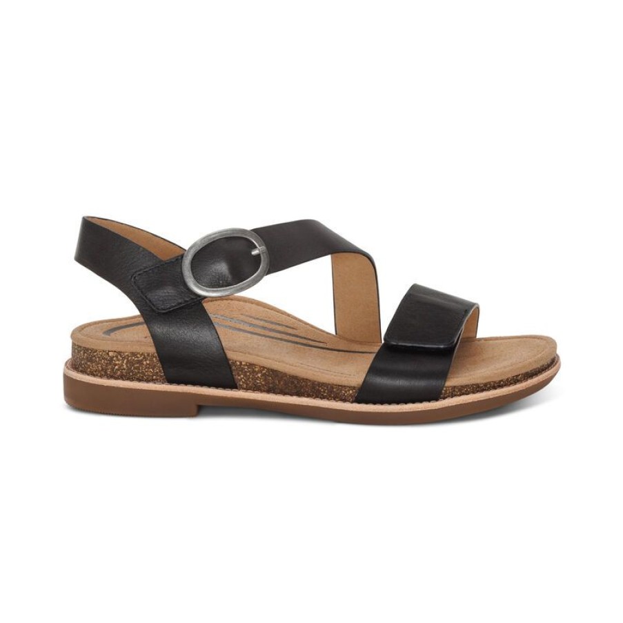 Aetrex Tamara Asymmetrical Quarter Strap Sandal Sandals