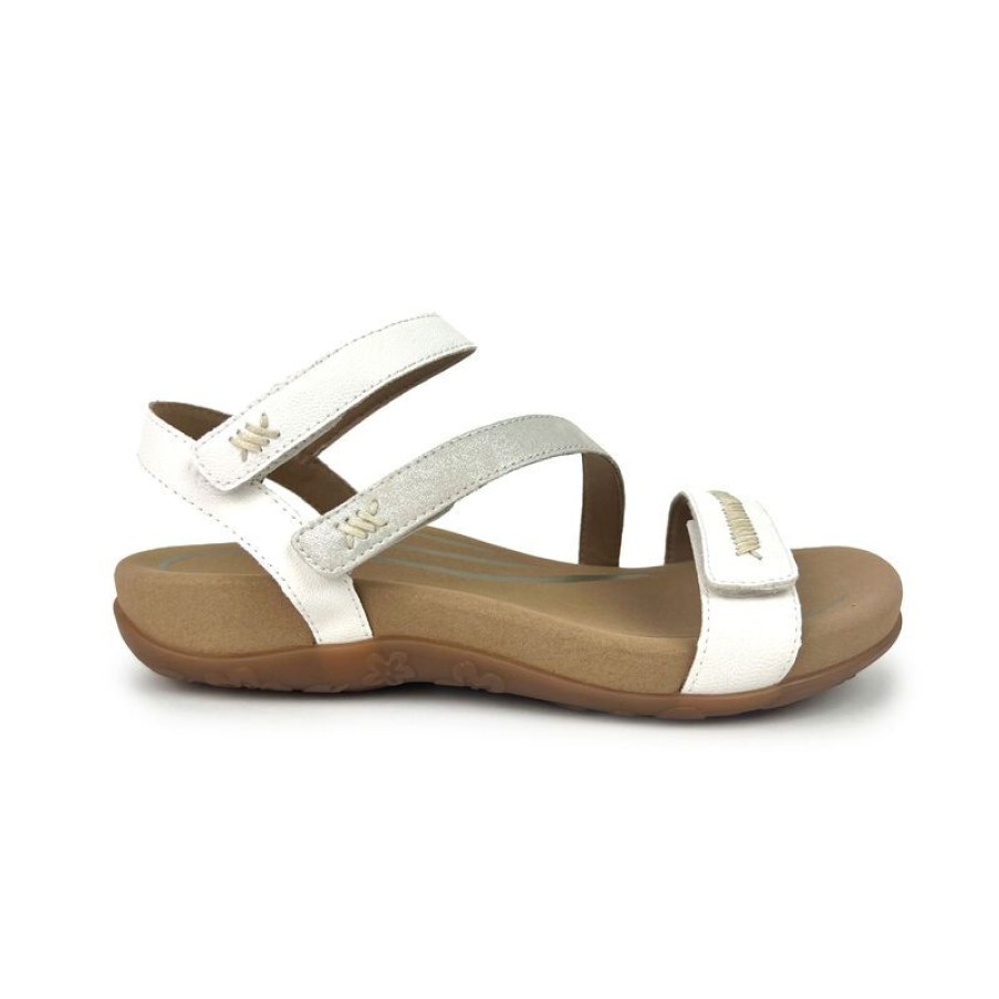 Aetrex Gabby Adjustable Quarter Strap Sandal Sandals