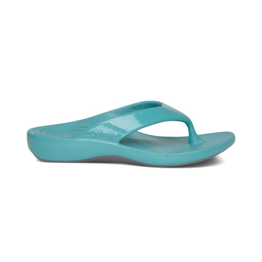 Aetrex Maui Orthotic Flips - Women Sandals