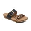 Aetrex Daisy Adjustable Slide Sandals