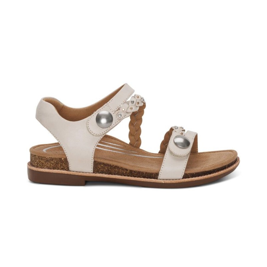 Aetrex Jenn Quarter Strap Sandal Sandals