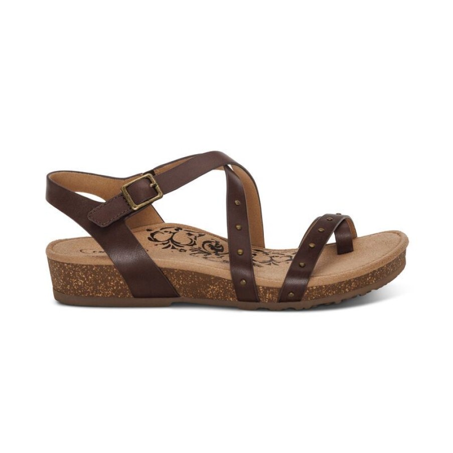 Aetrex Lauren Quarter Strap Sandal Sandals